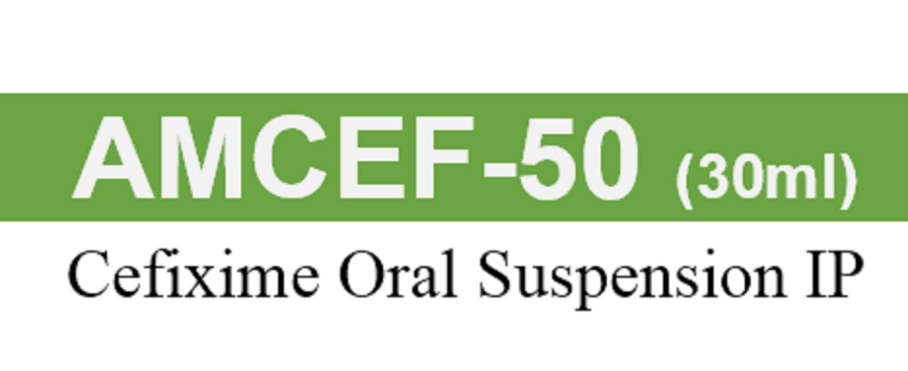 AMCEF - 50 (30ML) Cefixime Oral Suspension IP